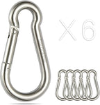 sprookber Stainless Steel Spring Snap Hook Carabiner by Sprookber