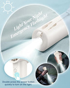 Portable Handheld Fan with Power Bank, 3 IN 1 USB Rechargeable Mini Personal - Image 4