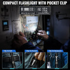 Rechargeable Tactical Flashlights, High Lumens Small Mini USB-C LED Flashlight - Image 3