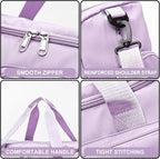 Suruid Gym Bag for Women Men, Travel Duffle Bag Large Capacity Carry On - Image 4