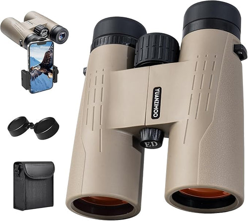 12x42 HD Binoculars for Adults High Powered Binoculars by YUANZIMOO