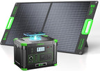 EBL 519Wh Solar Generator Kit 500W Portable Power Station by EBL