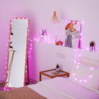 JMEXSUSS 100 LED Pink String Lights Indoor, 33 ft Connectable Globe Pink Lights - Image 8