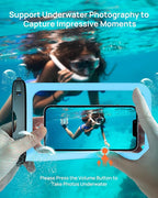 Lanhiem Large Waterproof Phone Pouch Universal IPX8 Waterproof Dry Bag - Image 6
