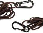 SWATOM Small Mini Carabiner Clip Tiny Spring Snap Hook Keychains Micro - Image 5