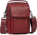 Augus Leather Small Messenger Bag by Augus