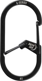 Nite IZE GS2-01-R6 G-Series Dual Chamber Carabiner, Size #2 1-Pack by Nite+Ize