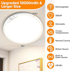 10000mAh Rechargeable Motion Sensor Ceiling Light - Image 2