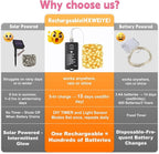HXWEIYE Rechargeable Fairy Lights - Image 5