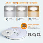 BLNAN Motion Sensor Ceiling Light Wired, 8.7 Inch 3000K 4000K 5000K Selectable - Image 6