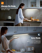 14in Under Cabinet Lighting, Upgraded 3200mAh Rechargeable Under Cabinet Lights - Image 7