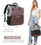 LOVEVOOK Laptop Backpack for Women, 15.6 Inch Work Business Backpacks Purse - Image 7