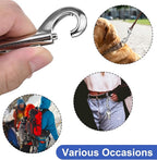 4 PCS Snap Hooks, 3.5 Inch Double Ended Snap Hooks Multipurpose Carabiners - Image 6