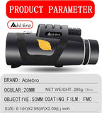 Monocular Telescope, High Power 12X50 Handheld Prism Scope - Image 8