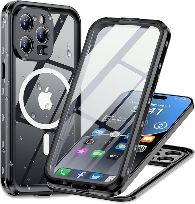 for iPhone 15 Pro Case Waterproof | Shockproof Dust Proof Phone Case Cover by LOVEBEIDI