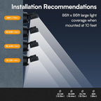 Onforu 120W 12000LM Dusk to Dawn Outdoor Lighting, 5 Heads Flood Lights Outdoor - Image 7
