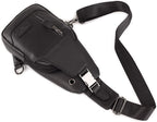Hebetag Leather Sling Bag Hiking Daypack - Image 4
