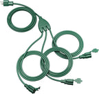 DEWENWILS 40 FT Total, Outdoor Extension Cord 1 to 3 Splitter by DEWENWILS