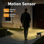 btfarm Solar Spot Lights Outdoor Waterproof, 3 Modes Motion Sensor Lights - Image 2