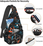 Sling Backpack For Men Hiking Daypack Crossbody Shoulder Bag Travel Chest Pack - Image 6