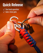 KeyUnity KC01 Braided Paracord Carabiner - Image 5