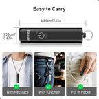 Blukar 2 Pack Rechargeable EDC Flashlight, 360L Mini Keychain Flash Light - Image 5