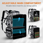 Goture Fishing Backpack, 58L 900D Water-Resistant Insulated Tackle Backpack - Image 3