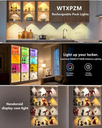 Puck lights with remote, 2000mAh rechargeable cabinet light, Under Cabinet - Image 3