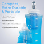 500ml Soft Flask Water Bottle, Collapsible Water Bottle - Image 3