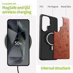 Carveit Magnetic Wooden Case for Samsung Galaxy S26 Ultra Case 2026, TPU - Image 4