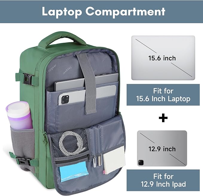 Taygeer Travel Backpack for Women, Carry On Backpack - Image 6