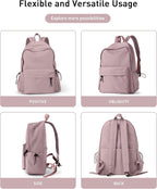 BJLFS Purple Backpack for Girls Women, Waterproof High School Bookbag, - Image 9