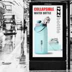 IZZI bottle Collapsible Lightweight Silicone Water Bottle | BPA Free, - Image 5