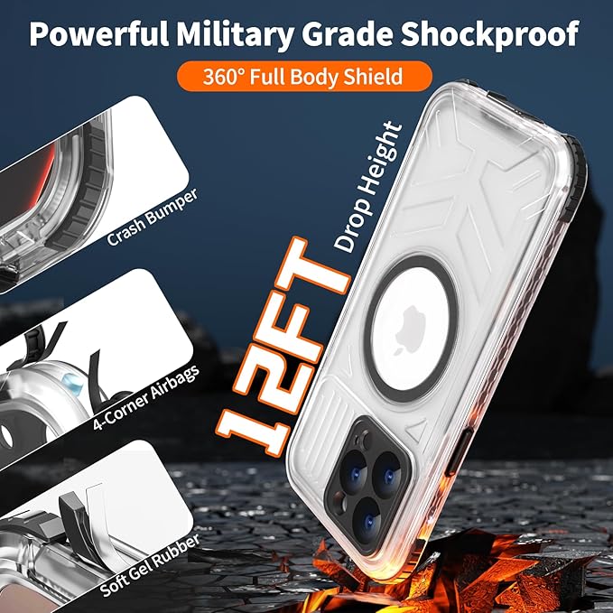 for iPhone 15 Pro Max Waterproof Case Compatible - Image 4