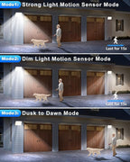 Gusicil Solar Lights for Outside, 172LED 3Modes Split Motion Sensor Outdoor - Image 6