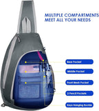 WATERFLY Crossbody Sling Bag Small Water Resistant Backpack Lightweight - Image 2