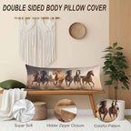 20x54 Body Pillow Cover Horse Zipper Body Pillowcase Western Stallion Horses - Image 4