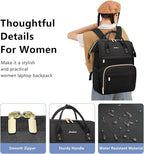 FOCDOD Women Laptop Backpack Work Bag - Image 5
