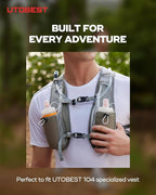 UTOBEST 2 Pack Soft Flask Running Water Bottle Collapsible Water Bottle - Image 6