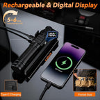 2Pack Magnetic Work Light, All Aluminum & 1500 High Lumens Rechargeable LED - Image 3
