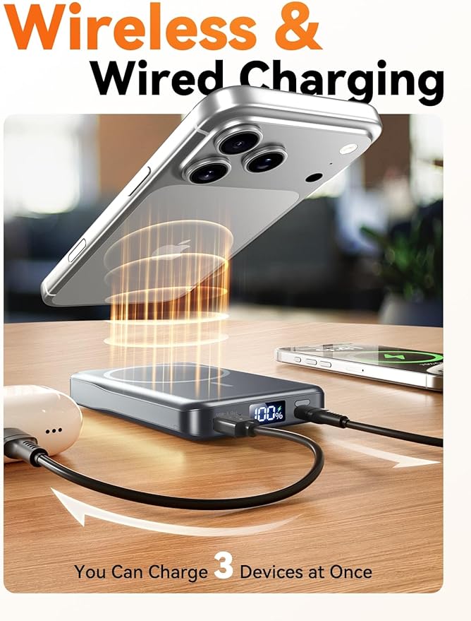 Aobbow Magnetic Portable Charger, 10000mAh - Image 5