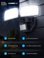 Onforu 32W 2 Head Motion Sensor Outdoor Lights, 3200LM 6500K LED Security Light - Image 3