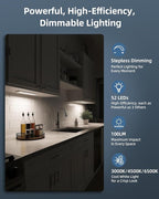 10inch Under Cabinet Lights, Wireless Closet Light, Motion Sensor, 1800mAh - Image 2