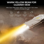 EDC Tactical Flashlight, Flat Flashlights Rechargeable, Dual-Switches LED Small - Image 4