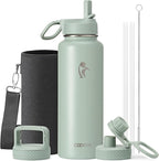 Coolflask Water Bottle 40 oz Insulated by Coolflask