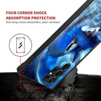 for Samsung Galaxy S22 Ultra Case, Snowy Mountain Fox Lake Pattern Graphic - Image 4