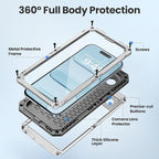 Mitywah Waterproof Case for iPhone Air, Military Grade Rugged Metal Case - Image 5