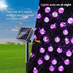 Toodour Solar String Lights Outdoor, 56ft 100 LED Globe String Light - Image 4