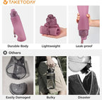 TakeToday Collapsible Water Bottles 32oz, Foldable Travel Bottle, TSA-Approved - Image 2