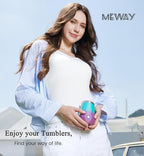 MEWAY 12oz Insulated Wine Tumbler Set of 8 - Image 7